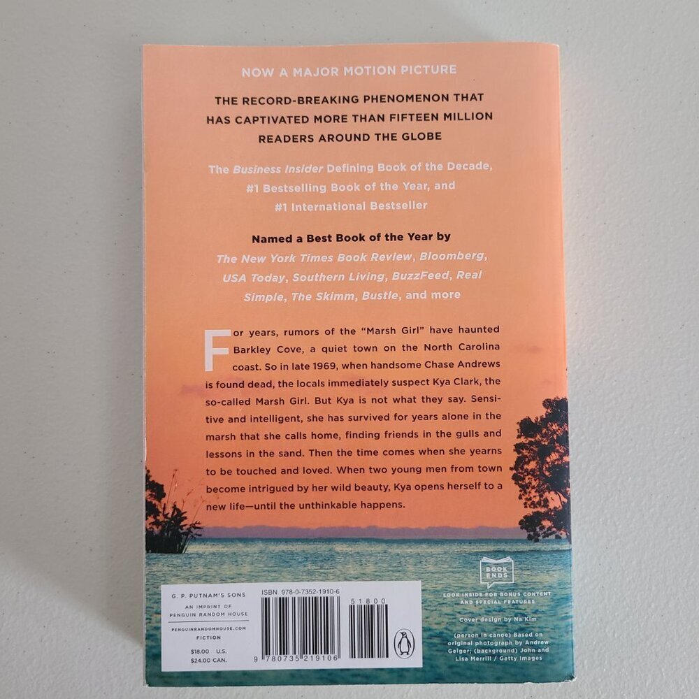 Where The Crawdads Sing Paperback Book By Delia Owens - Picture 2 of 7